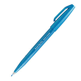 Pennarello sign pen - azzurro - pentel