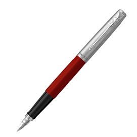 Penna stilografica jotter original - punta m - fusto rosso - parker