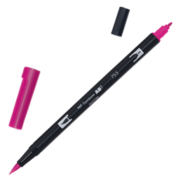 Pennarello dual brush 755 - rubine red - tombow