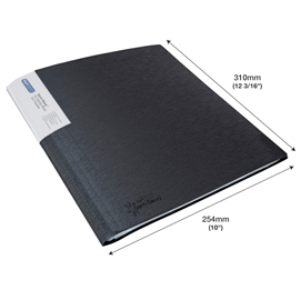 Portalistini antibatterico germ-savvy - 100 buste - nero - rapesco