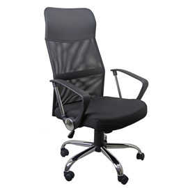 Poltrona direzionale china nero/nero unisit