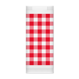 Porta posate tissue decorati - fantasia snack - fato - conf. 1000 pezzi