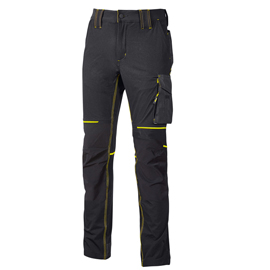 Pantalone da donna world - taglia m - grigio/giallo - u-power