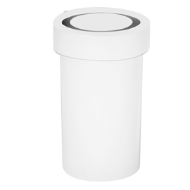 Porta spazzolino - pvc - bianco - laminart