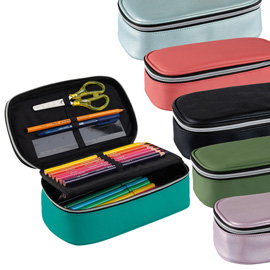 Portapenne ovale xl 13 x 22 x 7 cm - colori assortiti - favorit