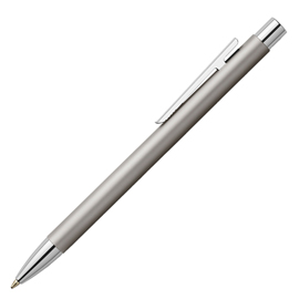 Penna a sfera neo slim - punta m - fusto acciaio - faber-castell