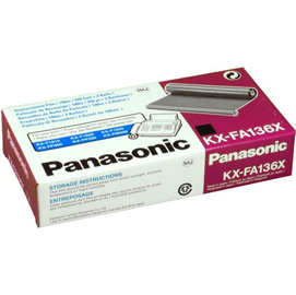 Panasonic - conf. 2 nastri - nero - kx-fa136x - 100mt cad