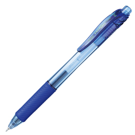 Roller a scatto energel x bln 104 - punta 0,7 mm - blu - pentel