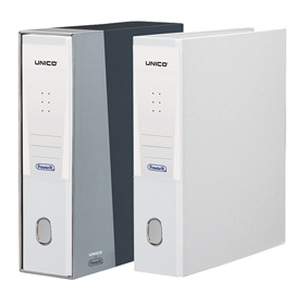 Registratore unico - dorso 8 cm - protocollo 23x33 cm - bianco - favorit