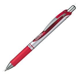 Roller a scatto energel xm click - punta 0,7mm - rosso  - pentel