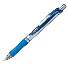 Roller a scatto energel xm click - punta 0,7mm - blu  - pentel