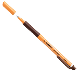 Roller pointvisco 1099  - punta 0,5mm - marrone - stabilo