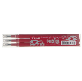 Refill a sfera frixionball - punta 0,7mm  - rosso - punta 0,7mm - pilot - conf. 3 pezzi