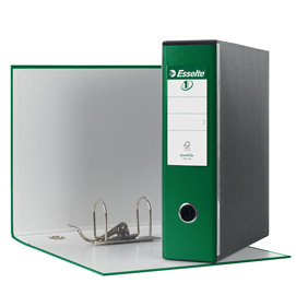 Registratore eurofile g53 - dorso 8 cm - commerciale 23x30 cm - verde - esselte