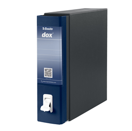 Registratore dox 1 - dorso 8 cm - commerciale 23x29,7 cm - blu - esselte