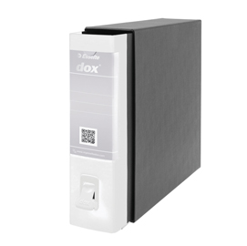 Registratore dox 2 - dorso 8 cm - protocollo 23x34 cm - bianco - esselte
