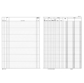 Registro contabilità dei lavori - 31 x 21cm - 47pg - numerate - edipro