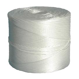 Rotolo di spago - fibra sintetica (ppl) titolo 1/500 - colore bianco - 2 kg - diametro 2 mm - lunghezza 1000 m - viva