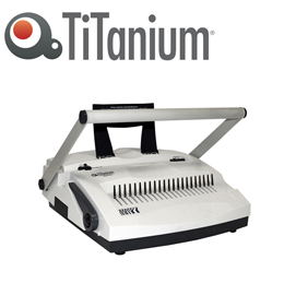 Rilegatrice c21+4 - manuale - combinata - titanium