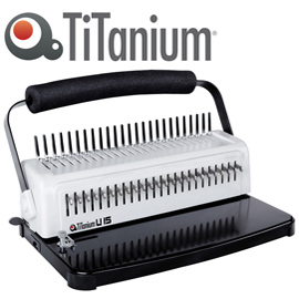 Rilegatrice u15 - manuale - titanium