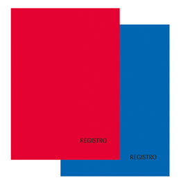 Registro protocollo lettere ricevute/spedite - uso mano - 21 x 31cm - 100 fogli - bm