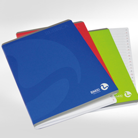 Rubrica con punto metallico - 1 rigo - 150 x 210mm - 80gr - 60 fogli - bm