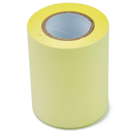 Rotolo ricarica carta autoadesiva - giallo pastello - 59mm x 10mt - per memoidea tape dispenser - iternet