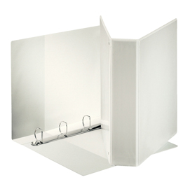 Raccoglitore personalizzabile display - 4 anelli quadri 65 mm - 22x30 cm - bianco - esselte