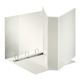 Raccoglitore personalizzabile display - 4 anelli a d 40 mm - dorso 5,9 cm - 22x30 cm - bianco - esselte