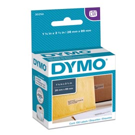 Rotolo 130 etichette lw 1983173 - 28x89 mm - carta - indirizzi standard - bianco - dymo