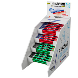 Riscrivi duo - colori assortiti - osama - espositore 60 penne