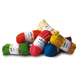 Rafia - colori assortiti  - cwr - conf. 10 pezzi
