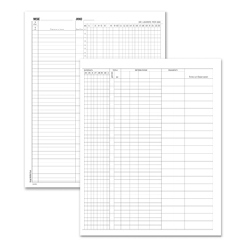 Registro presenze mensili - 48 pagine - 31x24,5cm - 131301200 - semper