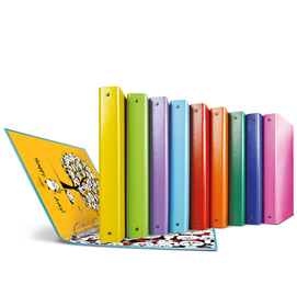 Raccoglitore raggio comics - 4 anelli r - diametro 30 mm - sei rota