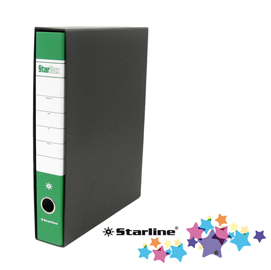 Registratore starbox sfuso - dorso 5 cm - protocollo 23x33 cm - verde - starline