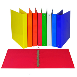 Raccoglitore - 4 anelli tondi 30 mm - dorso 4 cm - 22x30 cm - colori assortiti - sfuso - starline