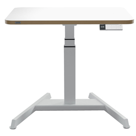 Scrivania compatta elettrica sit-stand - fissa - 80 x 60 x 65 cm - bianco - leitz