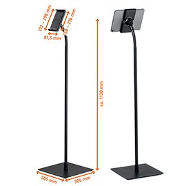 Supporto da pavimento per tablet - tough floor - da 7