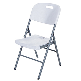 Sedia slimmy - pieghevole - 43 x 44 x 79 cm - bianco - verdelook