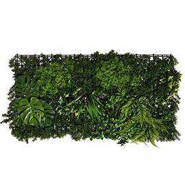 Siepe sintetica verdecor bosco - 0,5 x 1 mt - verdemax