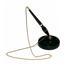 Stiloforo con base marmo - nero - lebez