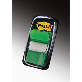 Segnapagina post it® index medium - 25,4x43,2 mm - verde - post it® - conf. 50 pezzi