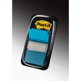 Segnapagina post it® index medium - 25,4x43,2 mm - blu vivace - post it® - conf. 50 pezzi