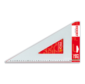 Squadra linea profil - alluminio - 60gradi - 30cm - arda