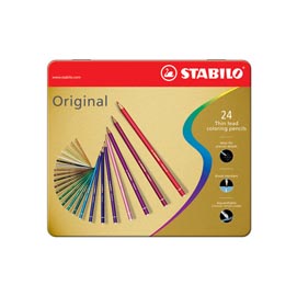 Stabilo original 8774 - tratto 2,80mm - colori assortiti - stabilo - astuccio 24 pastelli colorati