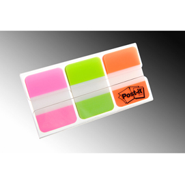 Segnapagina post it® index strong medium - 25x38 mm - colori vivaci - post it® - conf. 66 pezzi