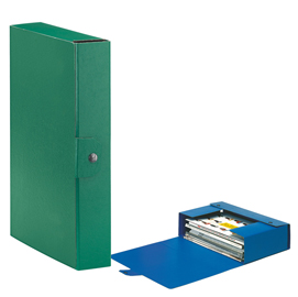 Scatola progetto eurobox - dorso 6 cm - 25x35 cm - verde - esselte