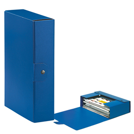 Scatola progetto eurobox - dorso 8 cm - 25x35 cm - blu - esselte