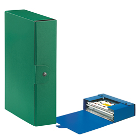 Scatola progetto eurobox - dorso 8 cm - 25x35 cm - verde - esselte