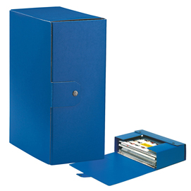 Scatola progetto eurobox - dorso 15 cm - 25x35 cm - blu - esselte